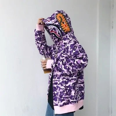 Japanese Shark Camouflage Hoodies